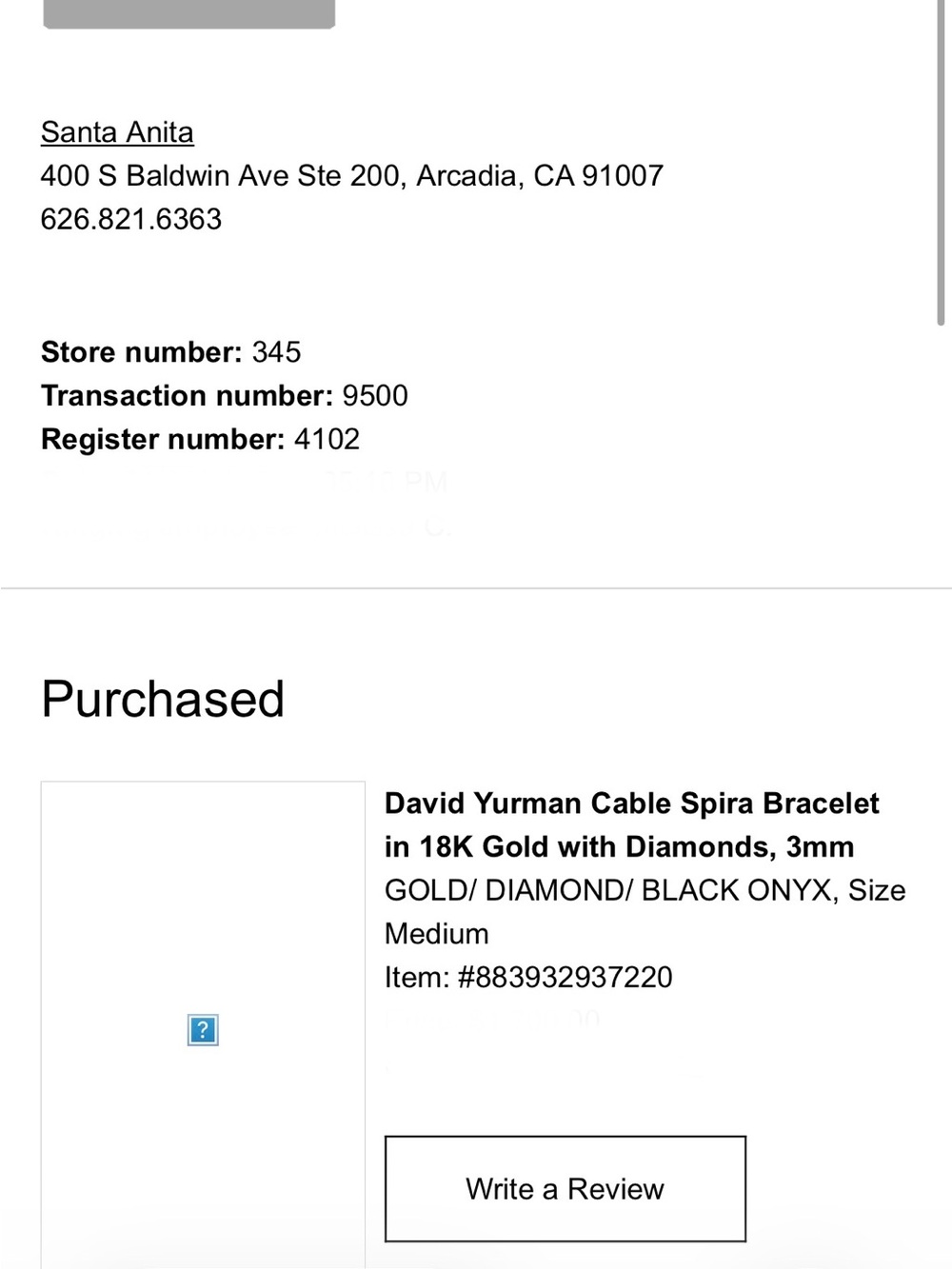 David Yurman Cable Spira Bracelet in 18K Gold with Diamonds, 3mm - Picture 5 of 5